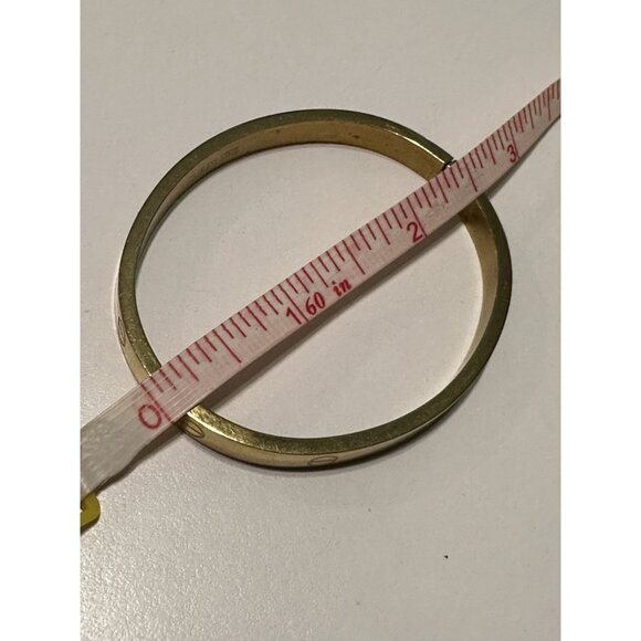 Gold Tone Stainless Steel Love Cross Hinge Bracelet Circle Bangle Metal - Picture 7 of 8